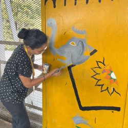 Byculla Station Wall Painting