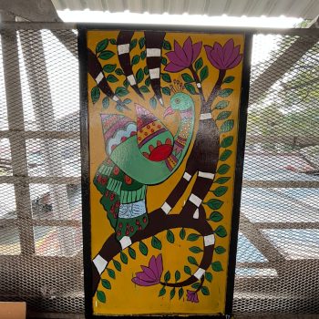 Byculla Station Wall Painting